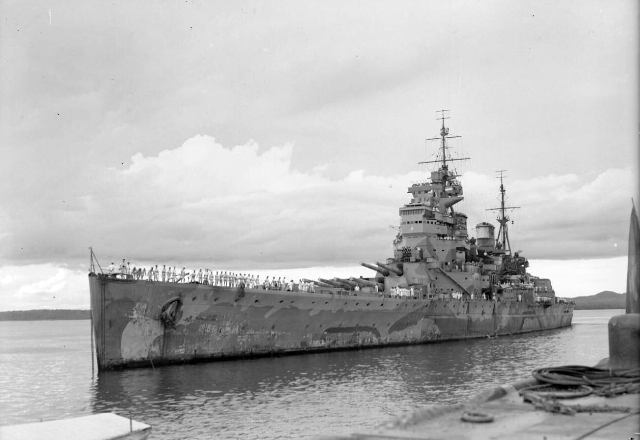 HMS Prince of Wales (53) in Singapore 1941